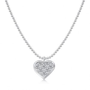 Dylam Dainty Pendant Necklace Layering Necklaces Bead <b>Chain</b> Women Jewelry Heart Necklace - Product Image 1