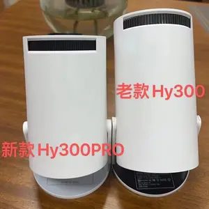 מקרן LCD מיני כיס נייד החדש ביותר Hy300pro מקרן אנדרואיד חכם 200 לומנס מקרן וידאו לקולנוע ביתי HY300 pro