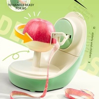 Multifunctionele elektrische schiller Automatische schilmes voor huishoudelijk gebruik Fruitschraper Dunne-schilrasp Appels Peren Plastic Modern Groen