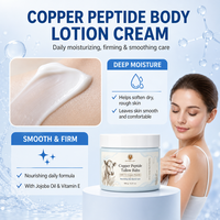 GHK-Cu Beef Tallow Balm dengan Vitamin E Minyak Jojoba Krim Pelembap Wajah dan Tubuh OEM ODM Label Pribadi