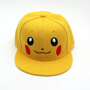Popular European American Cross-border Hats Cute Cartoon Pikachu Parent-<strong>child</strong> Hip-hop Flat-brimmed <strong>Caps</strong> Kids <strong>Baseball</strong> <strong>Caps</strong> - Product Image 6