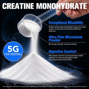Creatina Monohidrato Micronizada de Grado Alimenticio Lenm, 100% Pura, en Polvo, para Apoyo Energético Muscular - Product Image 2