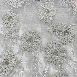 Material <span class=keywords><strong>de</strong></span> Costura Ecológico <span class=keywords><strong>de</strong></span> Chenilla Floral, Tela <span class=keywords><strong>de</strong></span> Encaje 3 en 1, Malla Bordada con Lentejuelas Suaves <span class=keywords><strong>para</strong></span> Lencería y Ropa <span class=keywords><strong>de</strong></span> Dormir <span class=keywords><strong>de</strong></span> <span class=keywords><strong>Mujer</strong></span> - Product Image 4