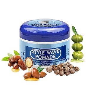 Pommade Coiffante Bio Naturelle 360 Wave Control Grande Capacité Extra Forte Longue Durée Végane Sans Cruauté Écologique <span class=keywords><strong>Afro</strong></span> - Product Image 2