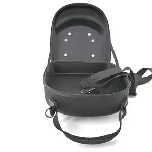 Baseball Cap Travel Case EVA Hat Protective Carrier Case Universal Packaging Case Waterproof EVA Headphone Packing Zipper 200pcs