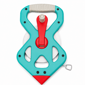 Misuratore <span class=keywords><strong>a</strong></span> nastro in fibra di vetro per impieghi gravosi con bobina aperta, strumento di misurazione <span class=keywords><strong>a</strong></span> manovella per lunghe distanze, per edilizia e topografia, 50m <span class=keywords><strong>Pollici</strong></span> mm - Product Image 2