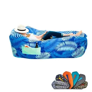 Outdoor Easy Setup Hiking Camping Beach Cool Inflatable Chair Couch Sofa