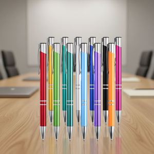 Bolígrafo Publicitario de Metal con Logotipo Impreso, Bolígrafo de Gel con Punta de Bola y Estilete, Venta al Por Mayor - Product Image 2