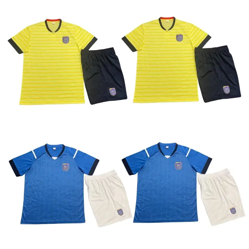 Ecuador Home Away Fußball tragen benutzer definierte Fußball Sport bekleidung Fußball mannschaft Uniform Sport bekleidung