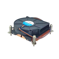 Ultra Thin 21mm CPU Cooler LGA1700 1200 115X Side Flow Blower Fan Heatsink for AIO PC HTPC Industrial Computer Low Profile