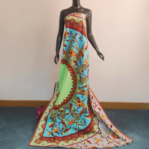 formal dress in nepal Diaz Burgundy Maxi Dress with Train main image 1