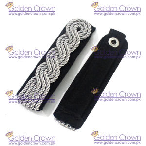 Custom German Allgemeine SS Senior Shoulder <b>Board</b> | Embroidered <b>Beads</b> Silver Classical Uniform Shoulder <b>Boards</b> - Product Image 6