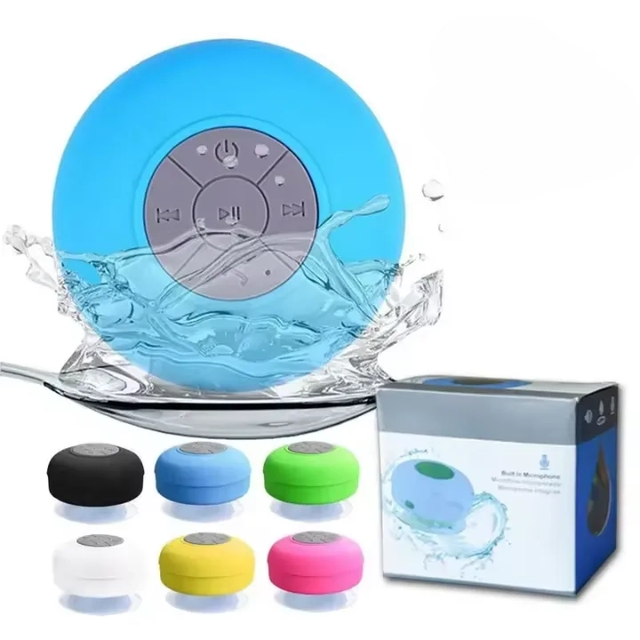 High Quality Waterproof Outdoor Floating Wireless BT Speaker USB Mini Smart Sucker for Home Theatre Computer Shower Compatible