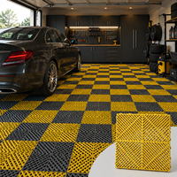 Rutschfeste Modulare Bodenplatten aus Reiner Polypropylen 40x40x1,8cm für Garagen und Autowaschanlagen