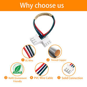 Rangkaian Kabel Konektor XH2.5mm Pitch 3P Kustom dengan Kabel Harness di Kedua Ujungnya - Product Image 5