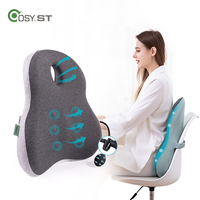 Coussin de soutien lombaire gonflable en mousse à mémoire de forme, épaisseur réglable, ergonomique, pour chaise de bureau – Fournisseur d'usine
