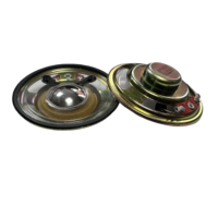 Haut-parleur rond de 50 mm, 8 ohms 2 W, 4 ohms 3 W, étanche, avec coque en fer et aimant interne, pour interphones d'entrée, appareils audio et véhicules électriques