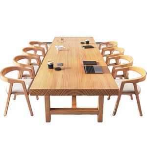 Ahşap yemek masası seti katı ahşap yemek masası lale meşe klasik yüksek dereceli rahat katı ev mobilya Modern çağdaş - Product Image 1