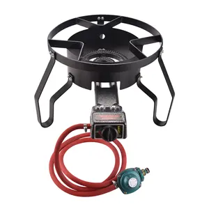 2023 New Release High Pressure Propane Cast Iron Auto Electric Ignition Gas Burner for Outdoor Use