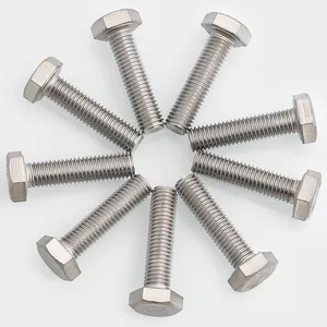 Monel 400 K500 Nitronic 50 Alloy 75 304 316 317L 2205 254SMO steel fasteners 1 2 3 4 5 inch UNC UNF bolts and nuts