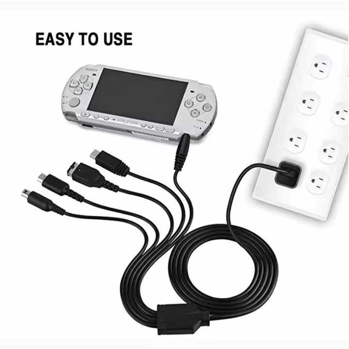 5 in 1 USB Multifunctional Charging Cable for Nintendo Consoles