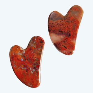 Herramienta de Gua Sha de Piedra de Jade Mookaite con Púas para una Piel Hermosa - Product Image 4