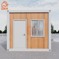 Maison conteneur modulaire détachable avec panneaux sandwich en grain de bois Petites maisons prêtes à être expédiées pour
