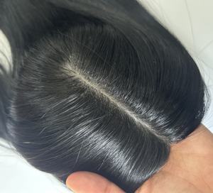 Avrupa Remy kadın saç seti sıcak satış doğal ipek taban kapatma sağ tasarım peruk başlığı kemer klipsi - Product Image 5