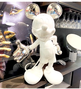 สเปรย์เรซินที่กําหนดเองเคลือบและประติมากรรมมิกกี้เมาส์ไฟฟ้าและรูปปั้นสําหรับตู้โชว์โฮมออฟฟิศศูนย์การค้าตกแต่ง - Product Image 5