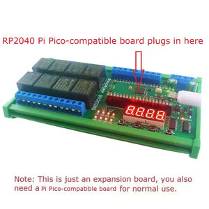 DN33C08 8ch RS485 PLC IO Placa de expansión Módulo de relé de retardo multifunción para RasPi RPI <span class=keywords><strong>Raspberry</strong></span> <span class=keywords><strong>Pi</strong></span> Pico Python C ++ - Product Image 3