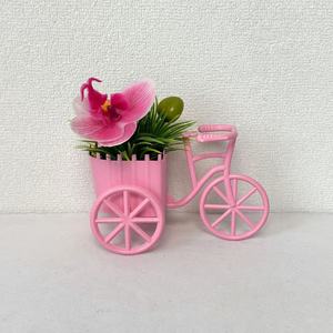 Maceta decorativa para bicicleta, flor artificial, orquídea mariposa, flor individual, <span class=keywords><strong>estambre</strong></span> único, planta verde, decoración de escritorio, planta en maceta - Product Image 5