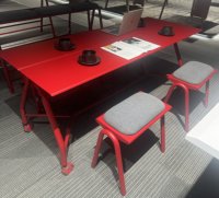 Table de bar mobile haute, comptoir commercial moderne pour pub, café, bar, table roulante, comptoir de cuisine, bureau debout