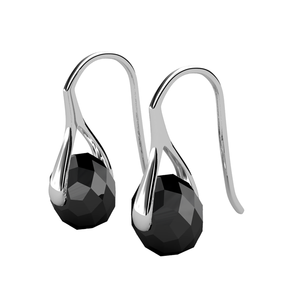 Boucles d'oreilles rondes classiques colorées <span class=keywords><strong>rose</strong></span> et bleu avec cristaux <span class=keywords><strong>Swarovski</strong></span>, boucles d'oreilles pendantes brillantes pour femmes, <span class=keywords><strong>bijoux</strong></span> pour femmes, fiançailles - Product Image 3