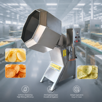 Machine à mélanger octogonale haute performance pour snacks, chips de pommes de terre, arômes de noix et d'anis étoilé