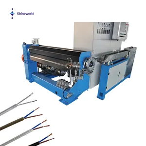 Shineworld Automatic High Production Capacity Manufacturing Wire And Cable Cover Making Machine
