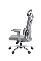 Chaise pivotante d'ordinateur de direction chaude mousse à mémoire de forme maille dossier haut PVC gestionnaire tissu appui-tête réglable moderne pour une utilisation au bureau