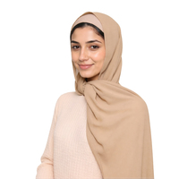 Lignes Custom Hijabs, Voiles, Châles et Foulards pour Femmes Ethniques, Couleur Unie, en Rayonne, Coton, Modal et Voile Modal