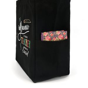 Sac fourre-tout en toile personnalisé, marché en ligne, sac fourre-tout en coton recyclable, sac en toile uni vierge - Product Image 3