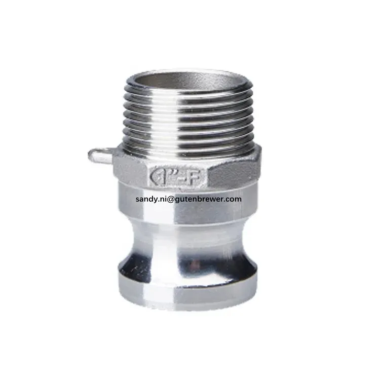 304 Stainless steel type F coupling, camlock pipe fitting, camlock