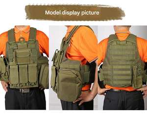 アウトドアタクティカルバックカモフラージュ多機能タクティカルベスト迷彩ベストフィールドCSタクティカルベスト - Product Image 3
