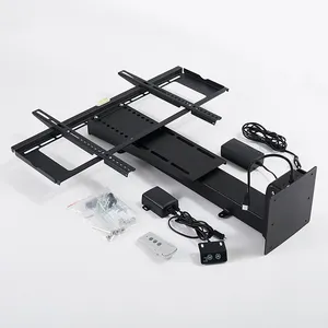 Elektrische Gemotoriseerde Tv Mount Lift 32 Inch 55 Inch Automatische Rop Down Tv Lift 800Mm