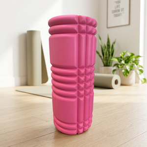 Rouleau en mousse pour yoga, matériau ABS écologique, outil de massage portable pour le yoga, le Pilates, les étirements et la récupération - Product Image 1
