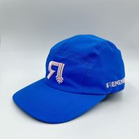 Casquette de baseball unisexe style hip-hop européen et américain, cinq pièces, avec logo personnalisé, couleur unie, casquette de camping, casquette trucker
