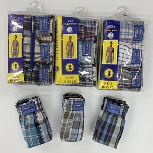 <strong>Men's</strong> Summer Thin 100%Cotton Shorts Large All Cotton Loose Five Quarter Toe Home Pants Boxers <strong>Hot</strong> Sale <strong>Briefs</strong> &amp; Underwear - Product Image 3