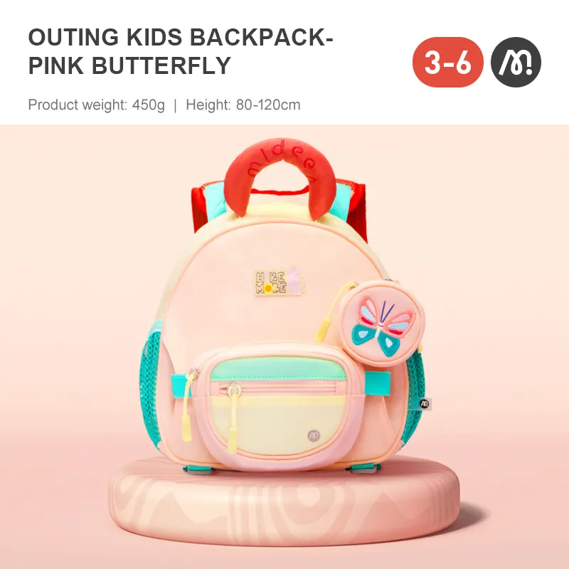 Mideer – cartable pour enfant fille de 3 à 6 ans, sac à dos étanche, petit cartable de maternelle pour garçon