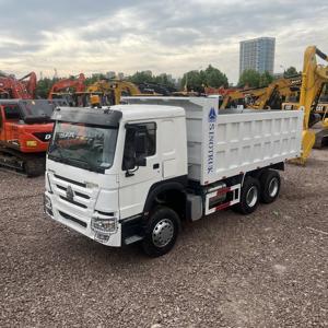 Camión Volquete Usado HOWO 371 6x4 con Motor Diésel Sinotruk en Excelentes Condiciones para Transporte de Materiales Pesados, Arena y Piedra - Product Image 1