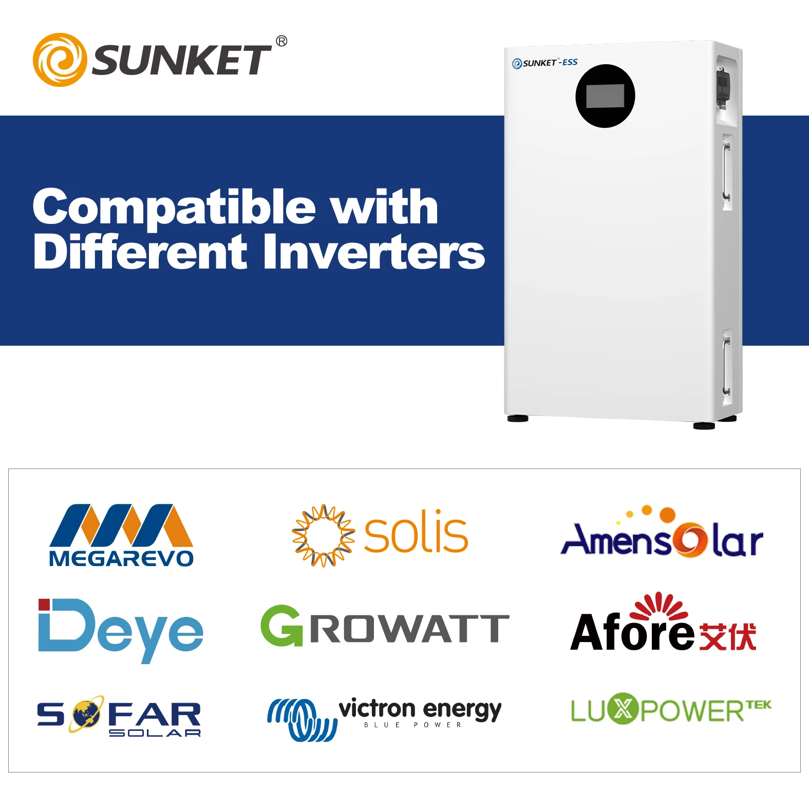 Sunket 51.2v 16kwh 16kwh Home Solar Battery Pack IP65 Lifepo4 Lithium Ion CAN Communication Port For House System · image 6