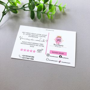 300gsm段ボールクラフトペーパーコーティングペーパービジネス用高級パーソナライズプロモーションサンキューギフトカードカスタムプリント - Product Image 5