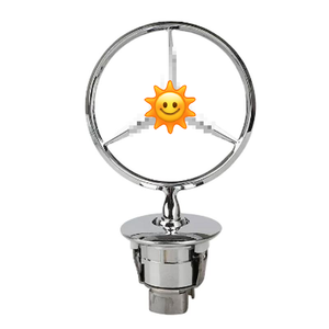 Emblème de <span class=keywords><strong>capot</strong></span> avant 3D en forme d'étoile pour <span class=keywords><strong>Mercedes</strong></span>-Benz W124 W210 Classe E W202 W203 Classe C W204 Classe C W220 Classe S - Product Image 2