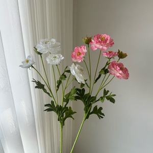 Fleur de pivoine en soie Junheyuan, branche unique, fleur artificielle pour la décoration de la maison, arrangement de mariage - Product Image 3
